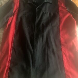 Dickies Black Work Shirt with Red Logo Tag